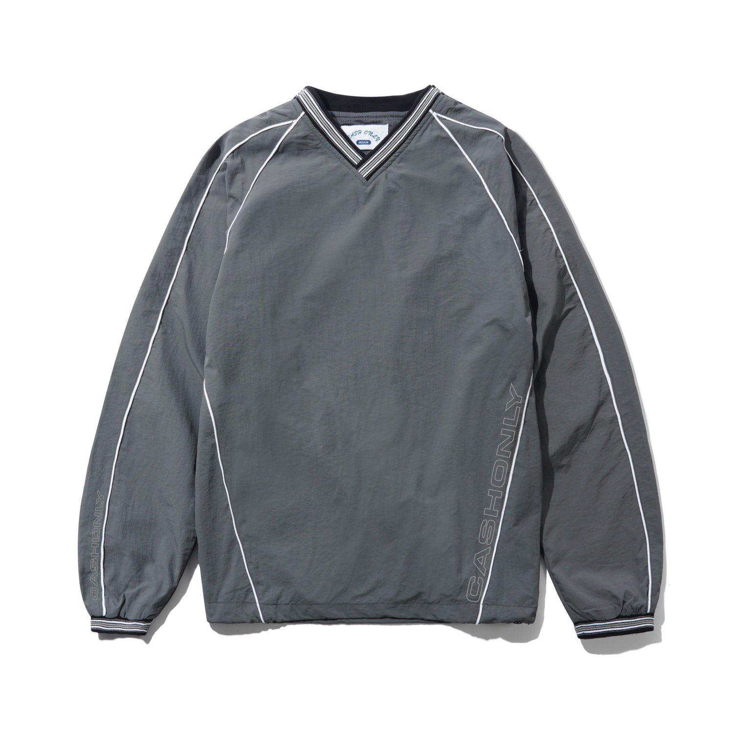 Point Nylon Pullover, Grey