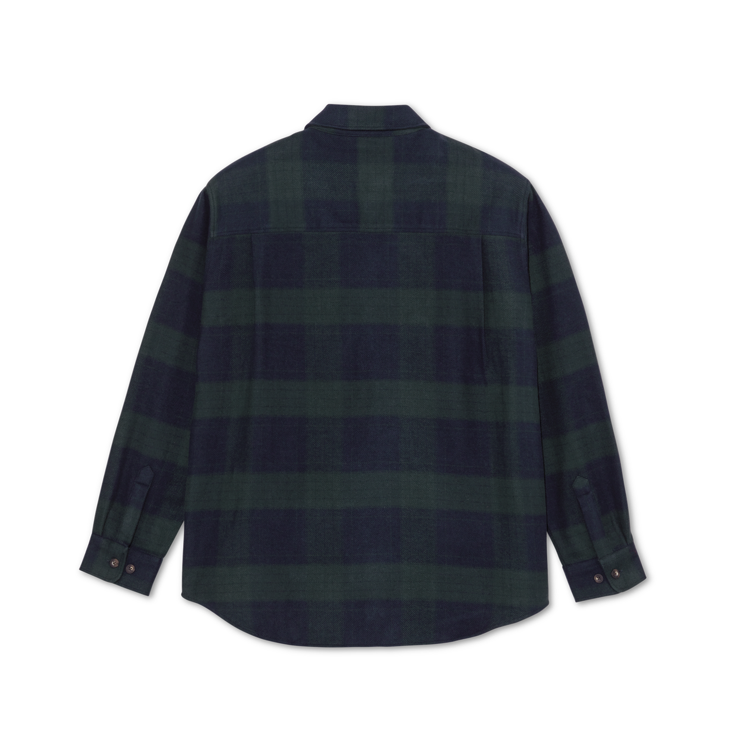 Mike L/S Flannel Shirt, Navy / Teal
