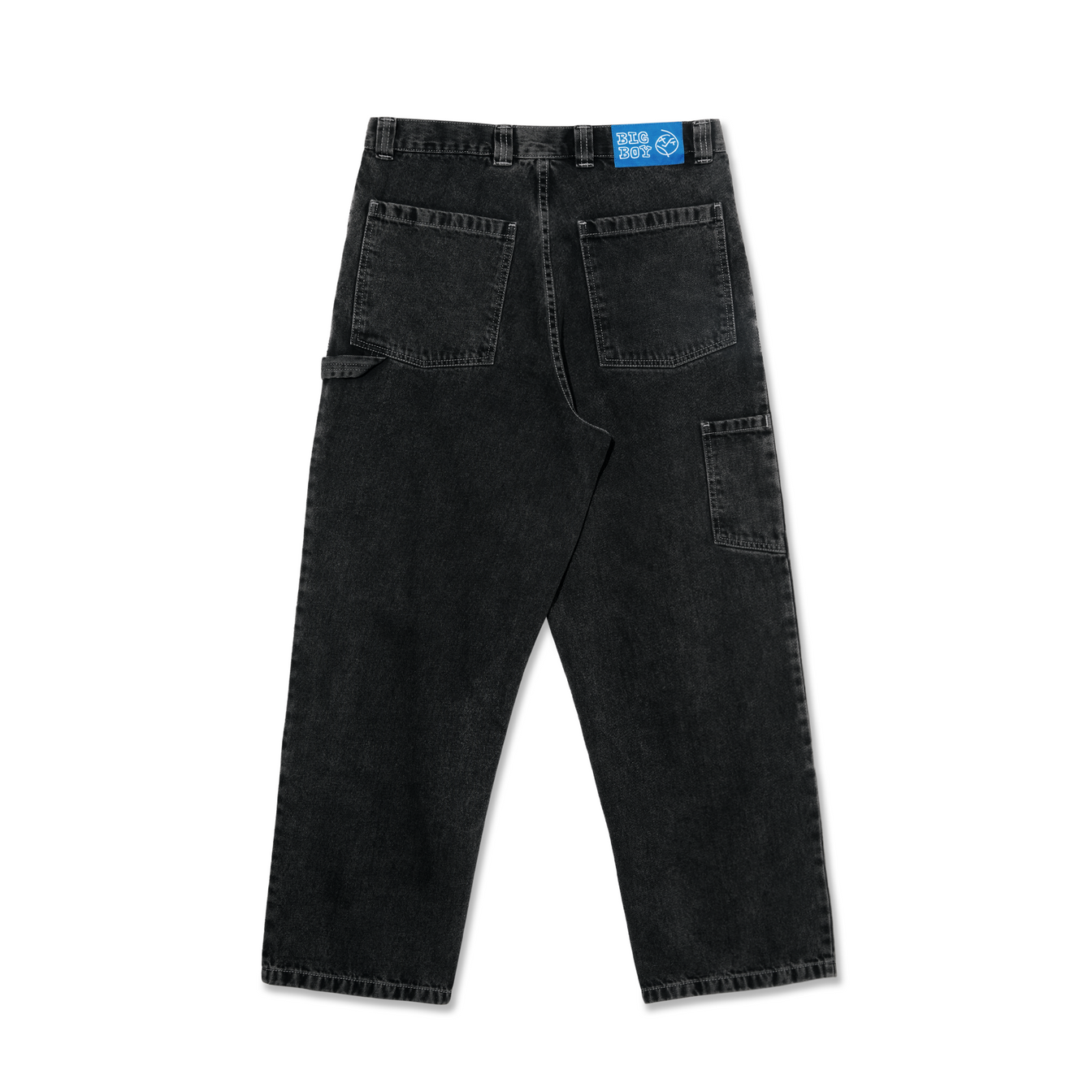 Big Boy Work Knee Pants, Silver Black