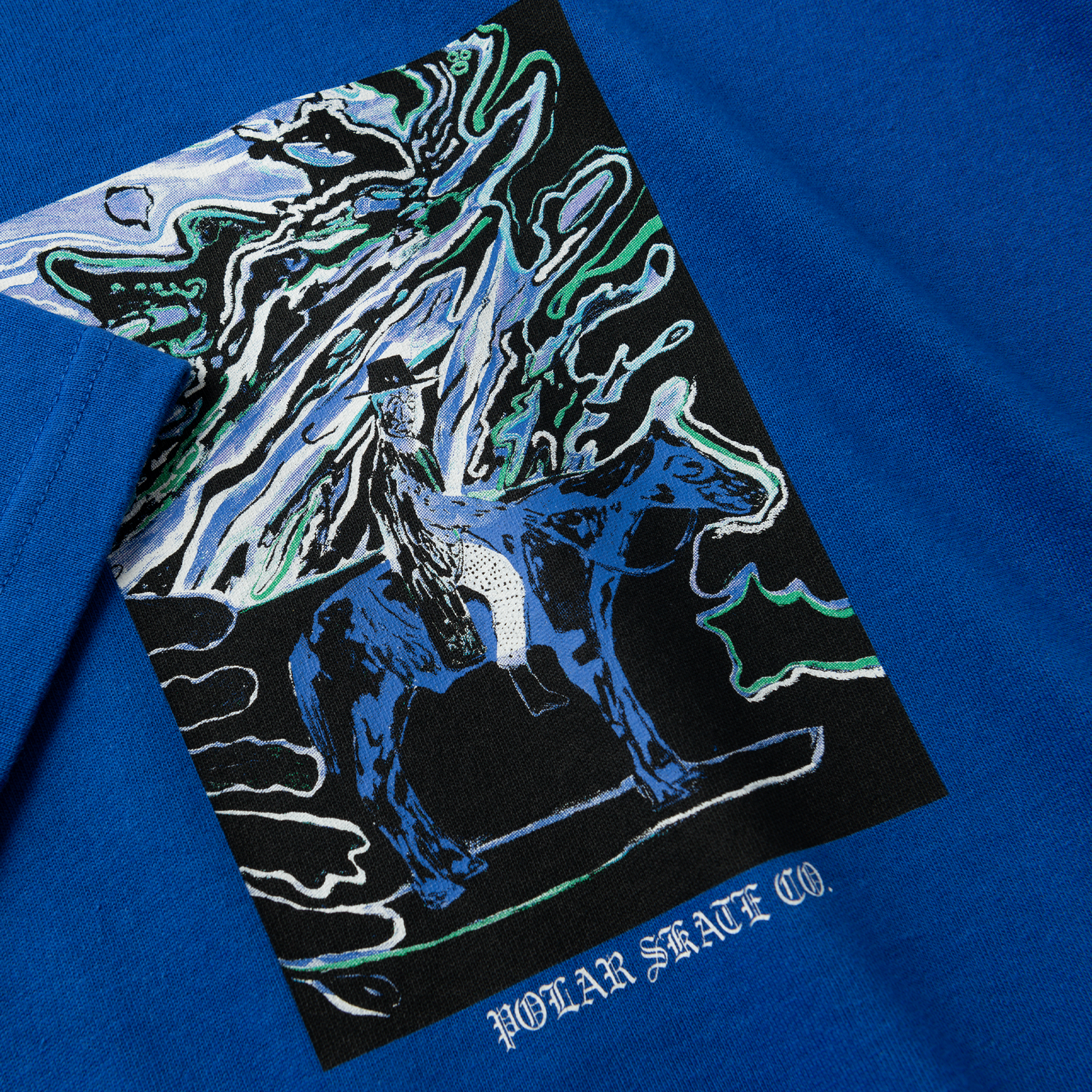 Rider Tee, Egyptian Blue
