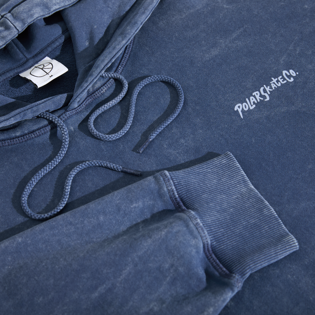 Surf Logo Acid Frank Pullover Hood, Dark Blue