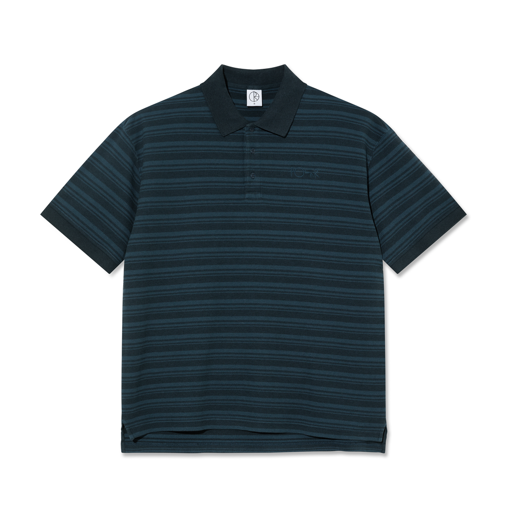 Stripe Surf Polo Shirt, Neptune Blue
