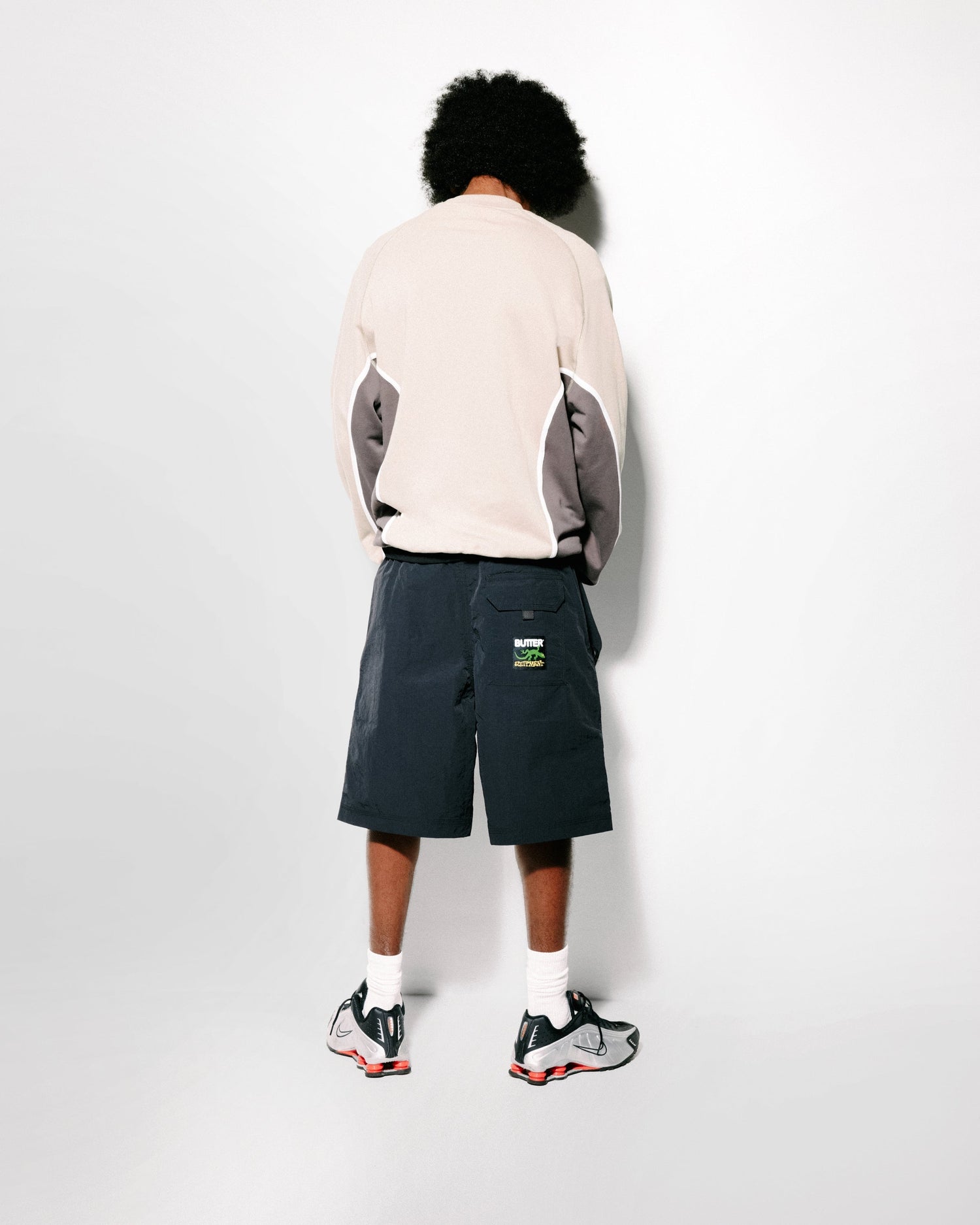 Aspect Crewneck, Fossil / Charcoal