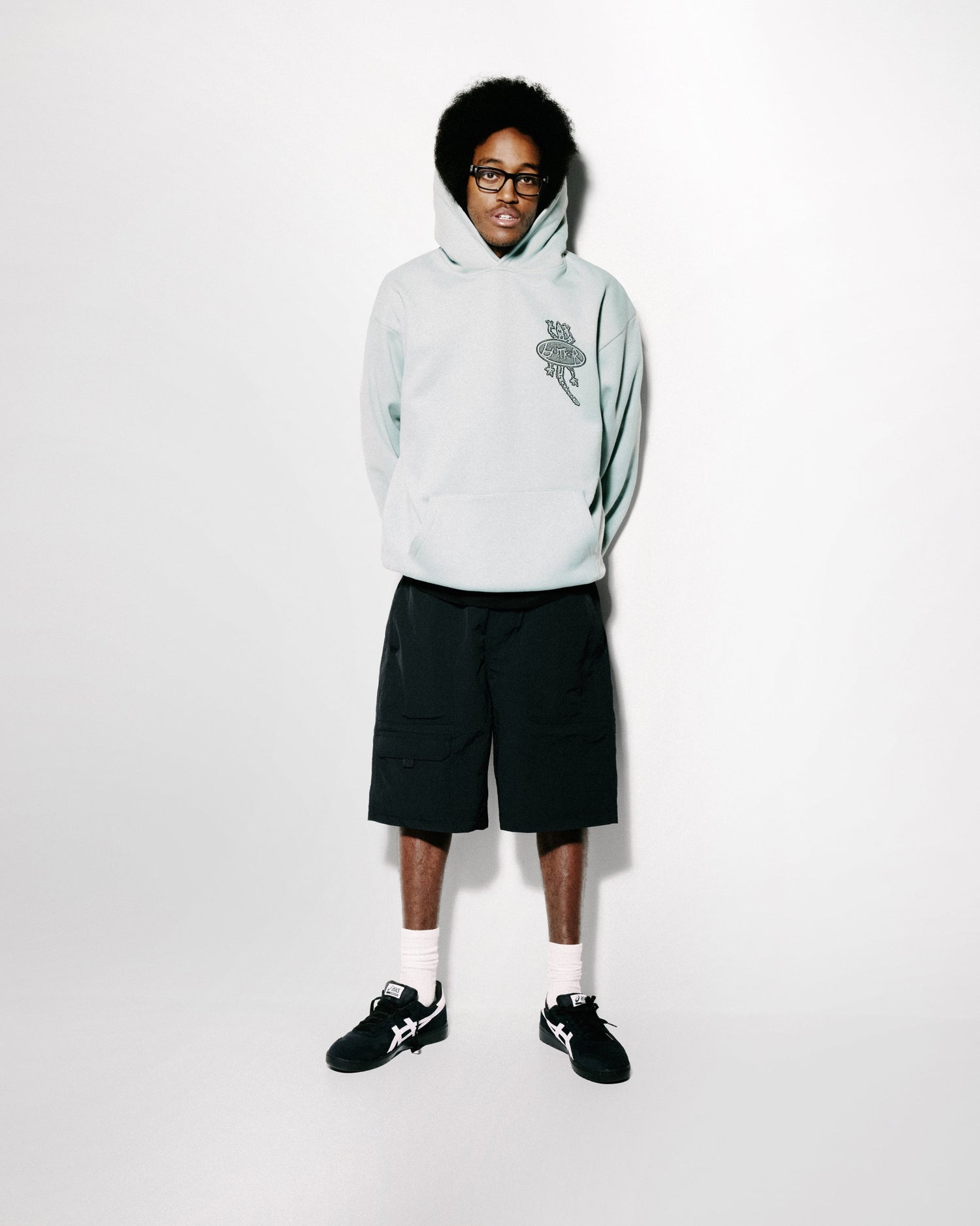 Wipeout Pullover Hood, Dolphin