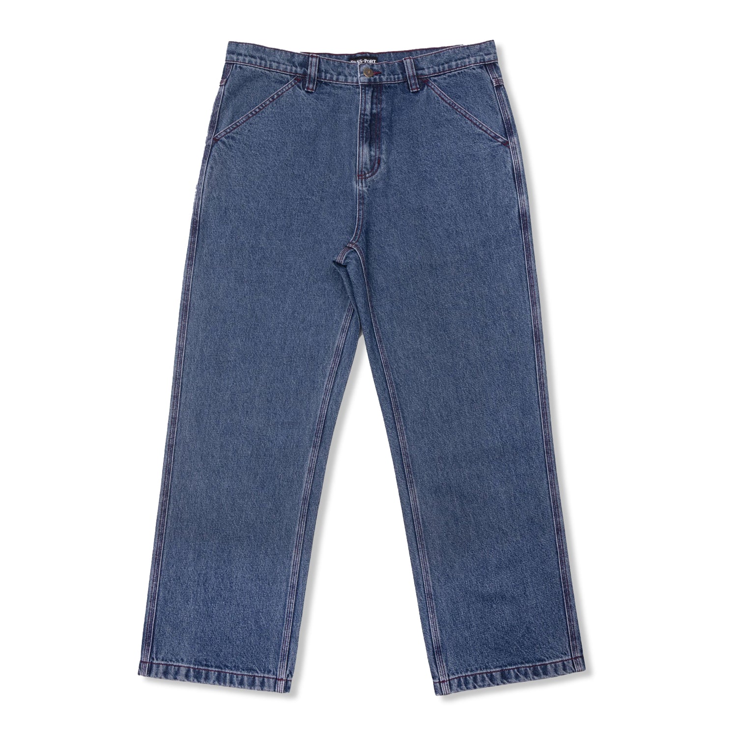 Workers Club Denim Jeans, Dark Washed Indigo