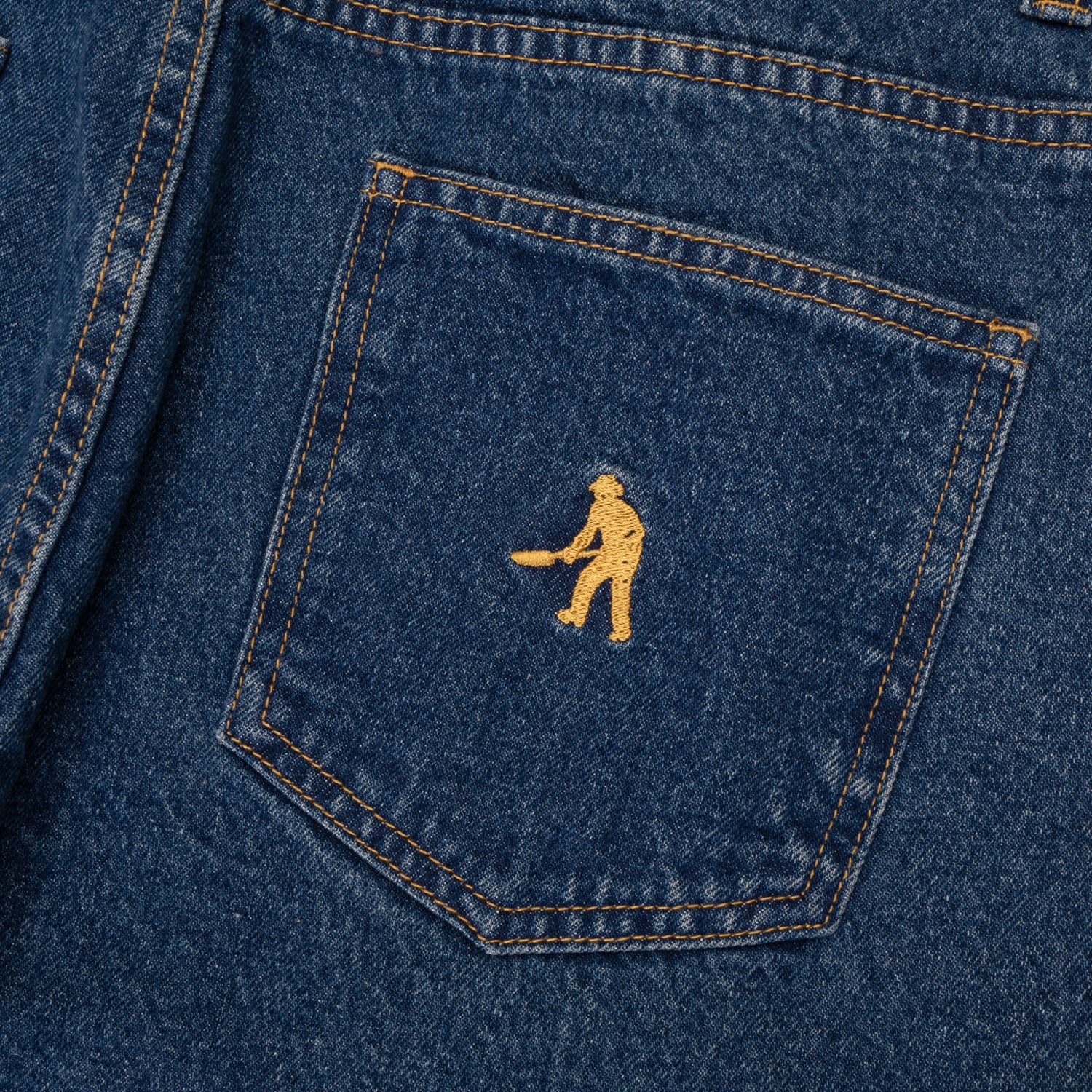 Workers Club Straight Leg Jean, Washed Dark Indigo