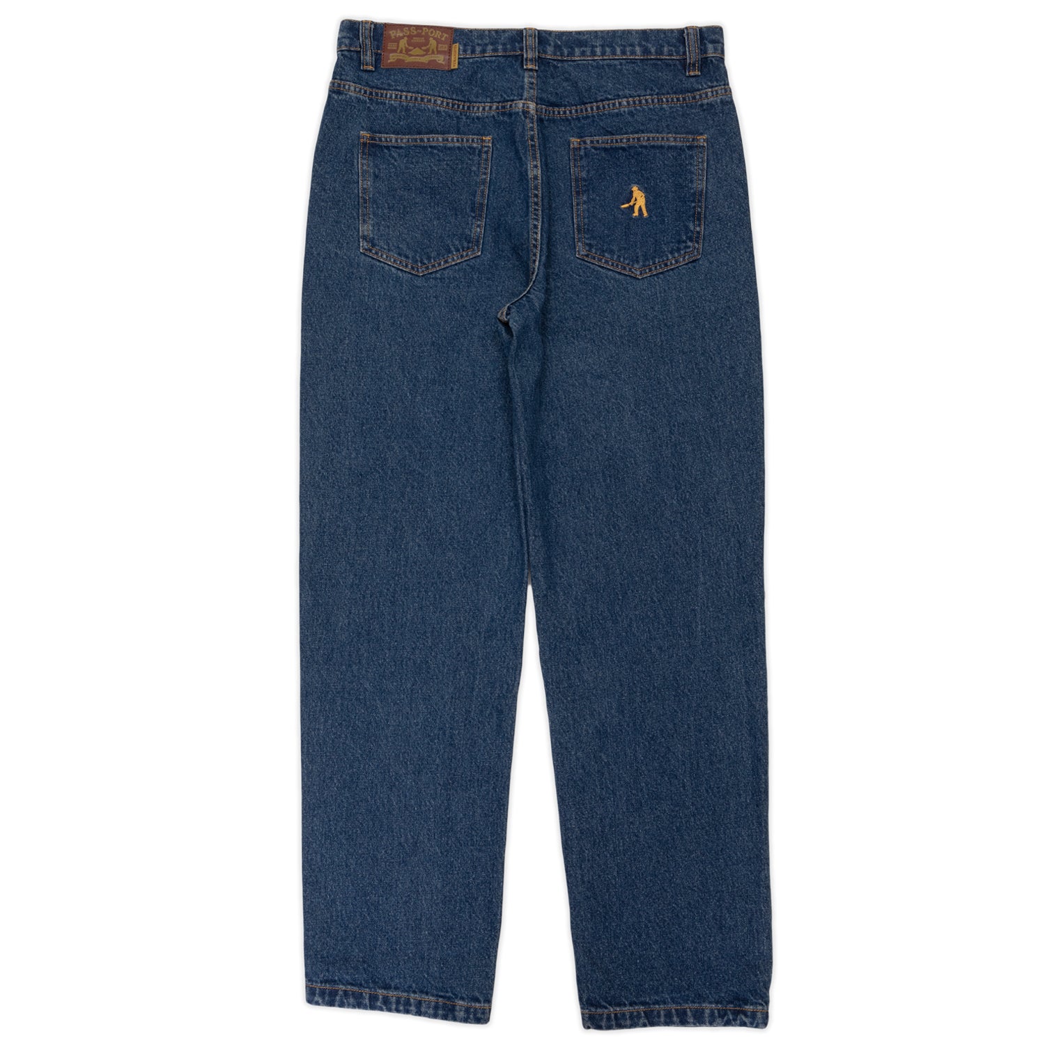 Workers Club Straight Leg Jean, Washed Dark Indigo