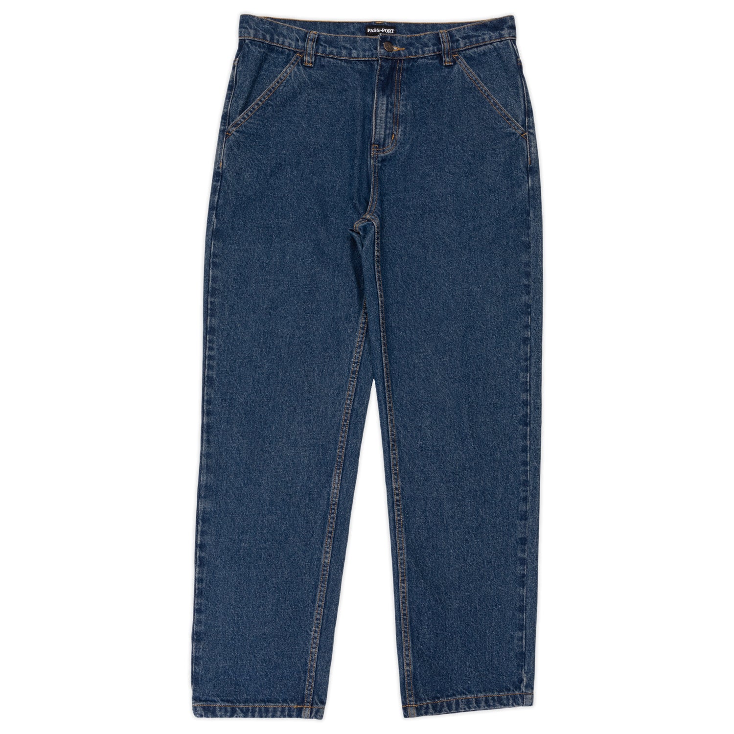 Workers Club Straight Leg Jean, Washed Dark Indigo