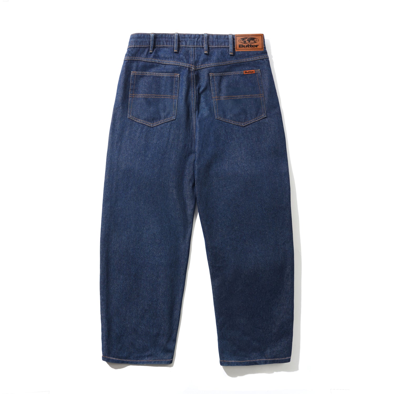 Relaxed Denim Jeans, Dark Indigo