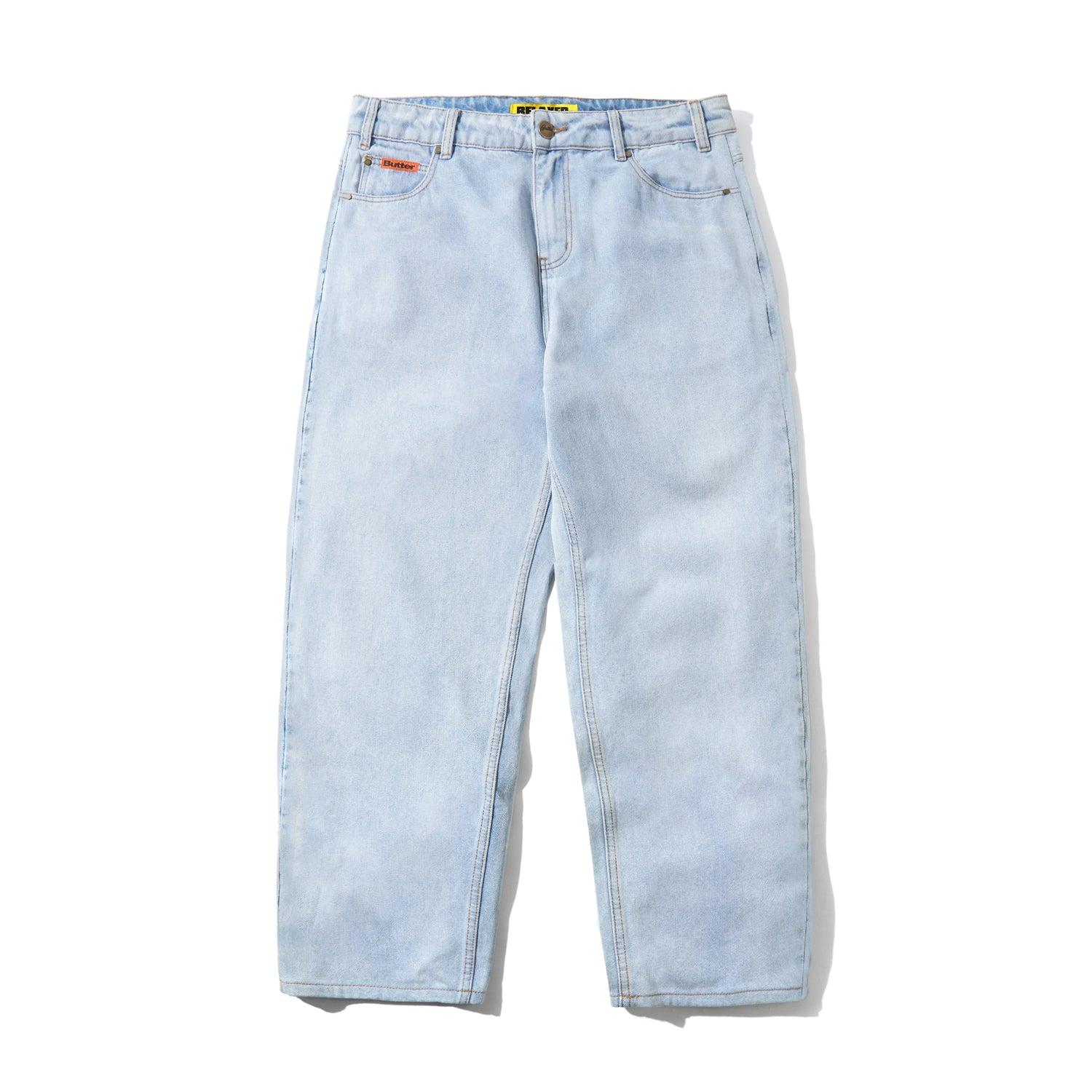 Relaxed Denim Jeans, Light Blue