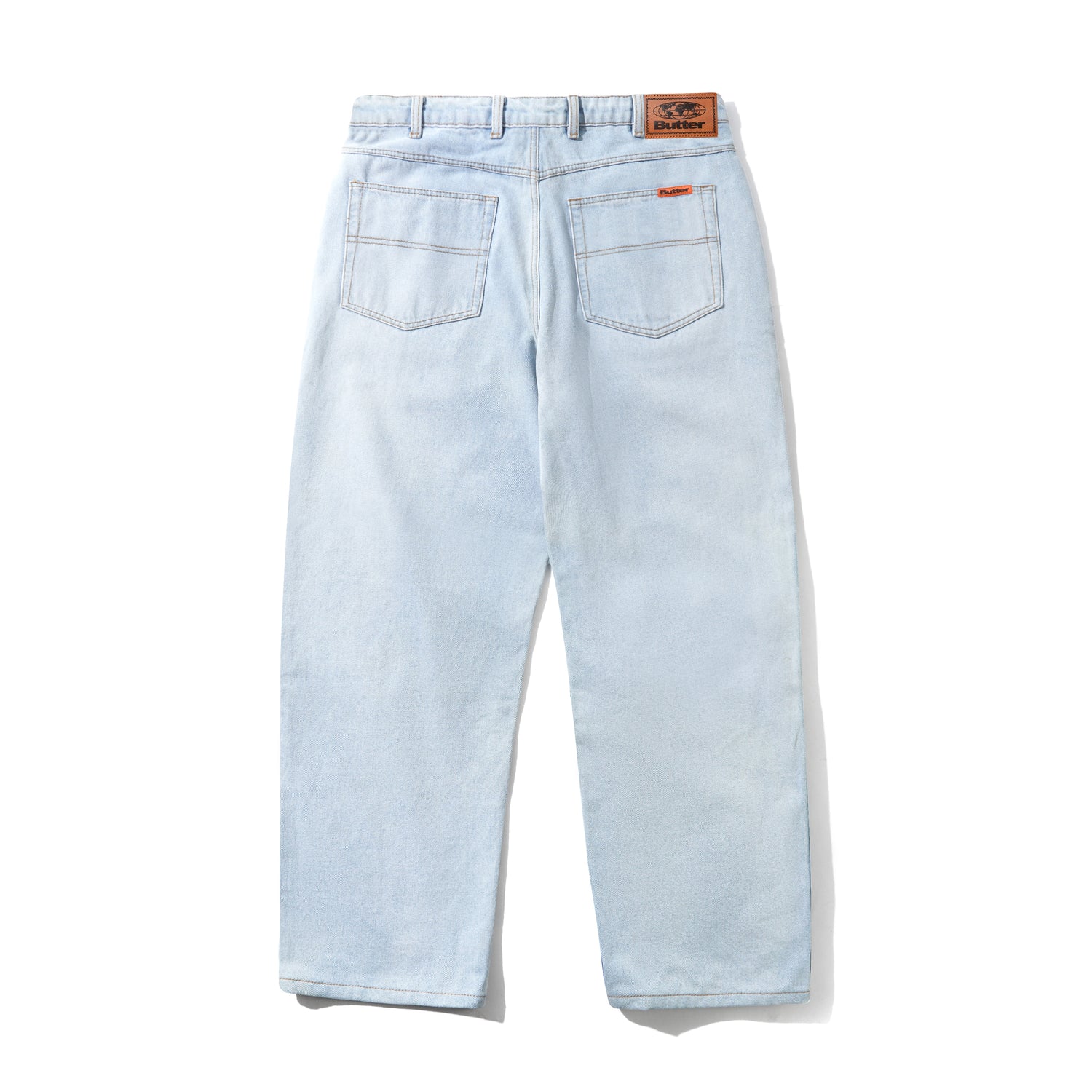 Relaxed Denim Jeans, Light Blue