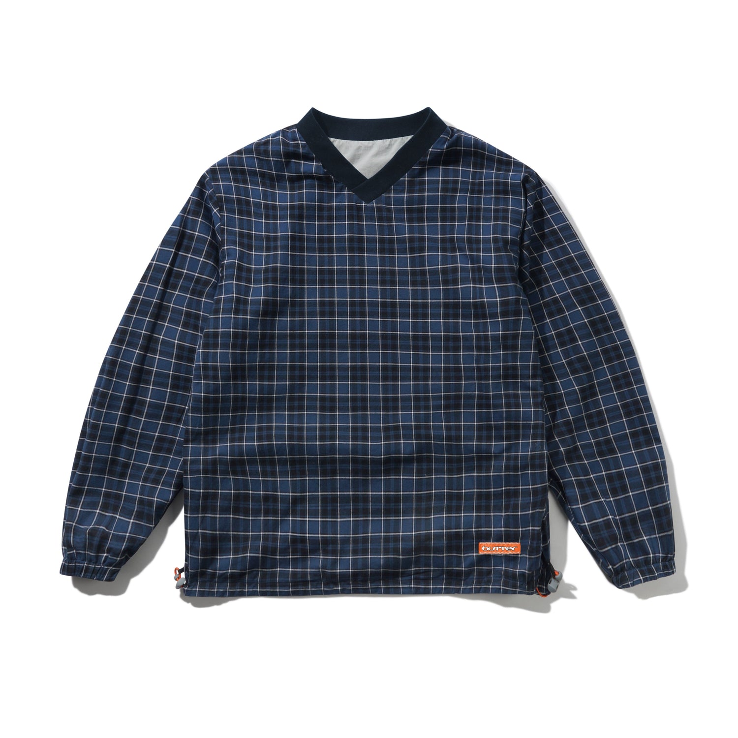 Reversible Dugout Pullover, Grey / Navy