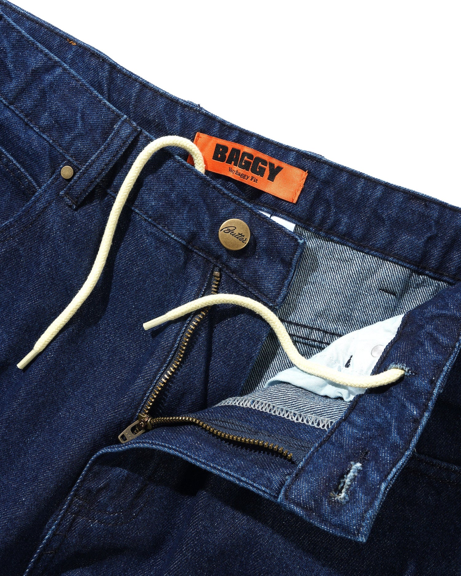 Rivet Denim Jeans, Raw Indigo