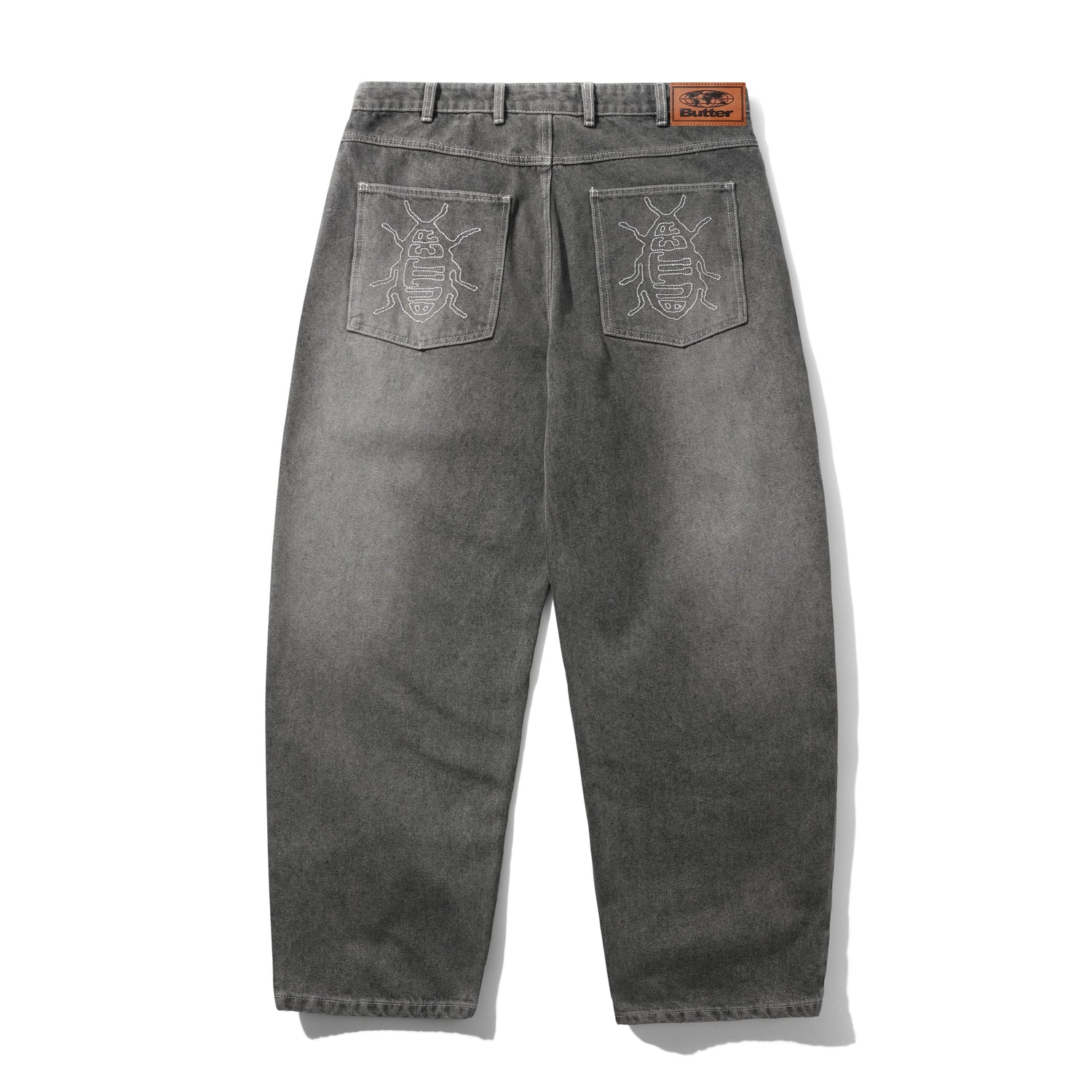 Roach Denim Jeans, Black Wash