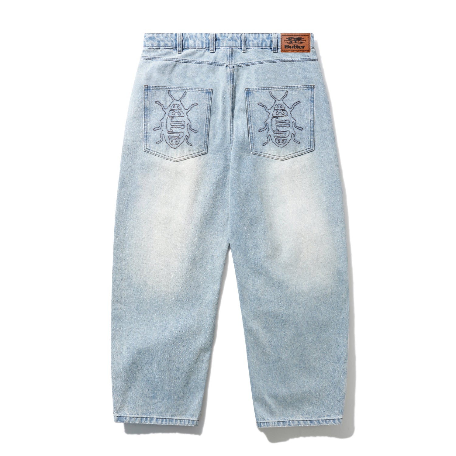 Roach Denim Jeans, Distressed Indigo