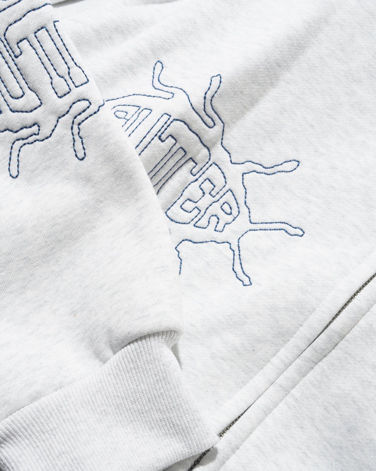 Roach Zip-Thru Hood, Ash