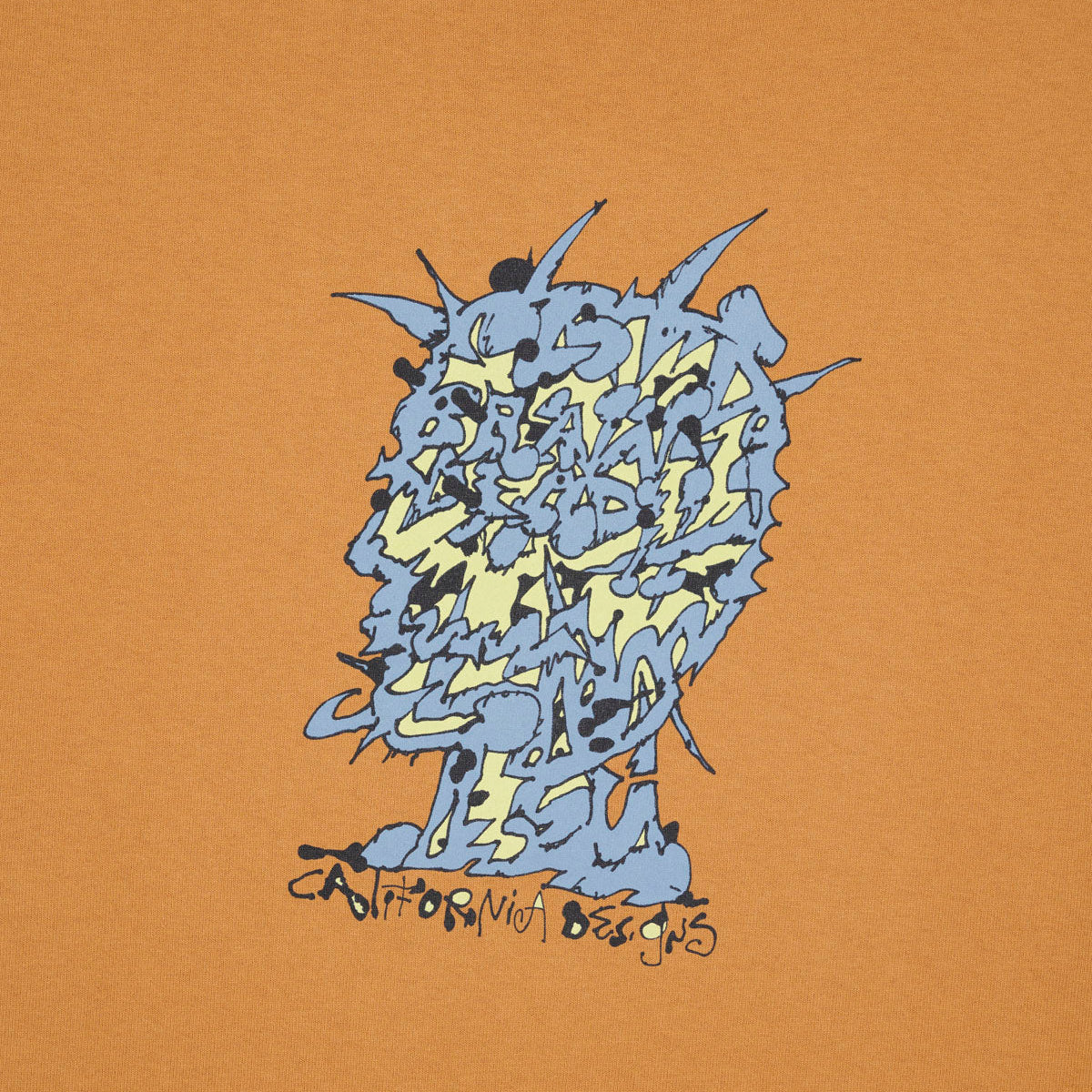 Scrambled Head Tee, Cumin
