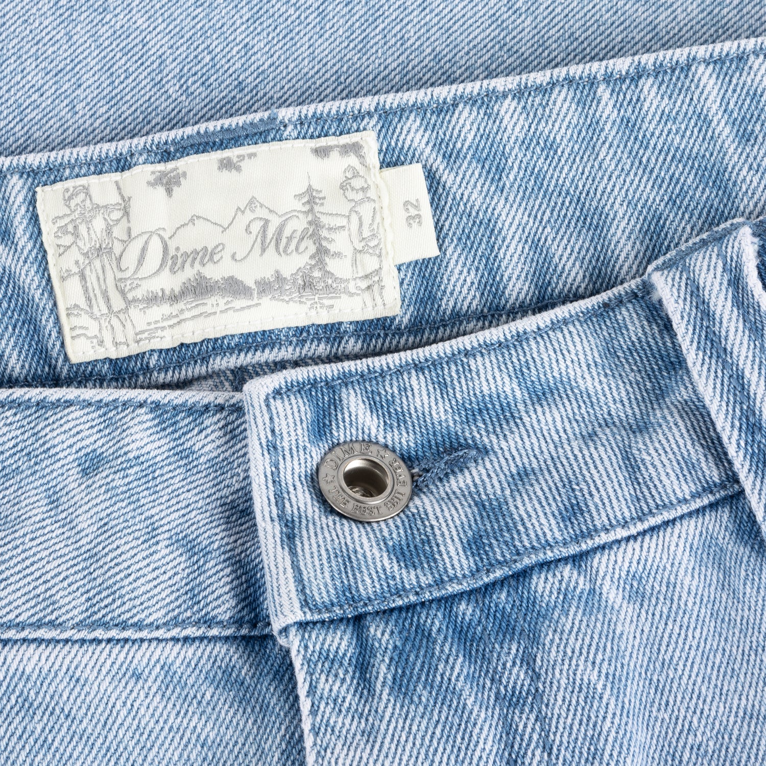 Classic Denim Shorts, Blue Washed