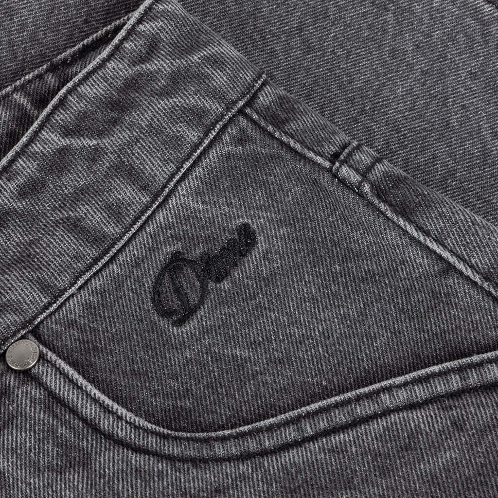 Classic Denim Shorts, Faded Black