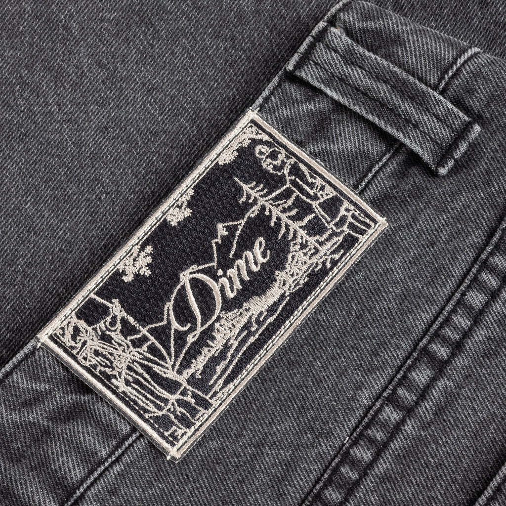 Classic Denim Shorts, Faded Black
