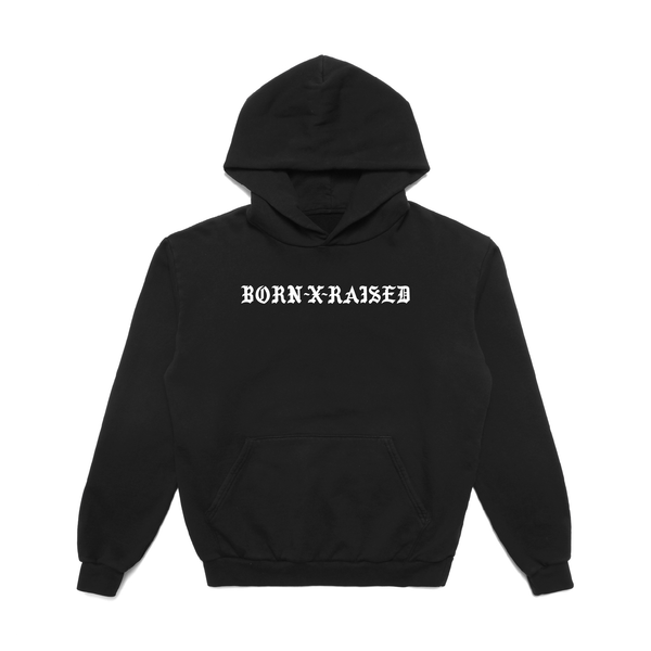 Born X Raised BXR Standard Pullover Hood, Black