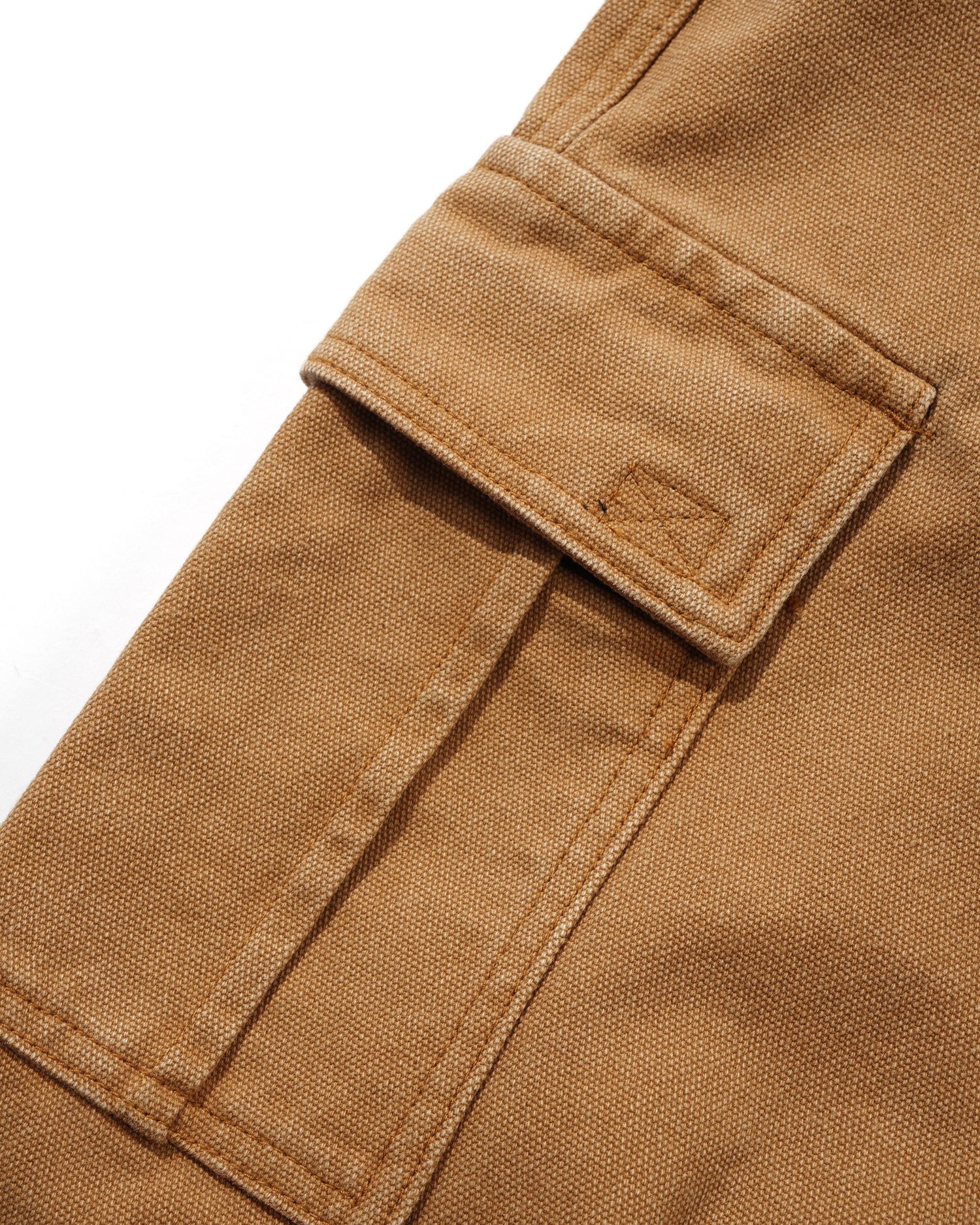 Santosuosso Duck Canvas Denim Jeans, Brown