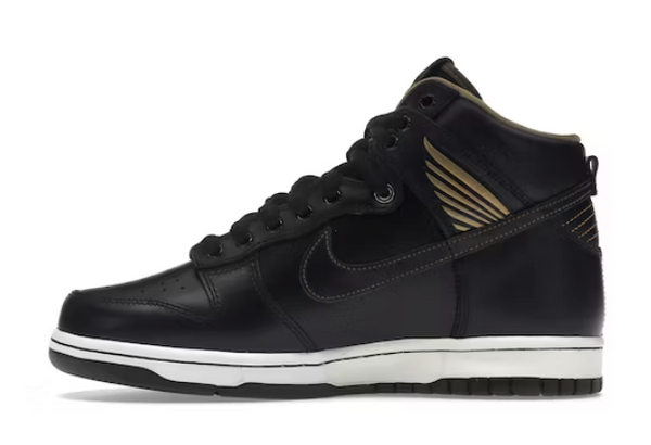 Nike SB Dunk High OG, Black / Metallic Gold