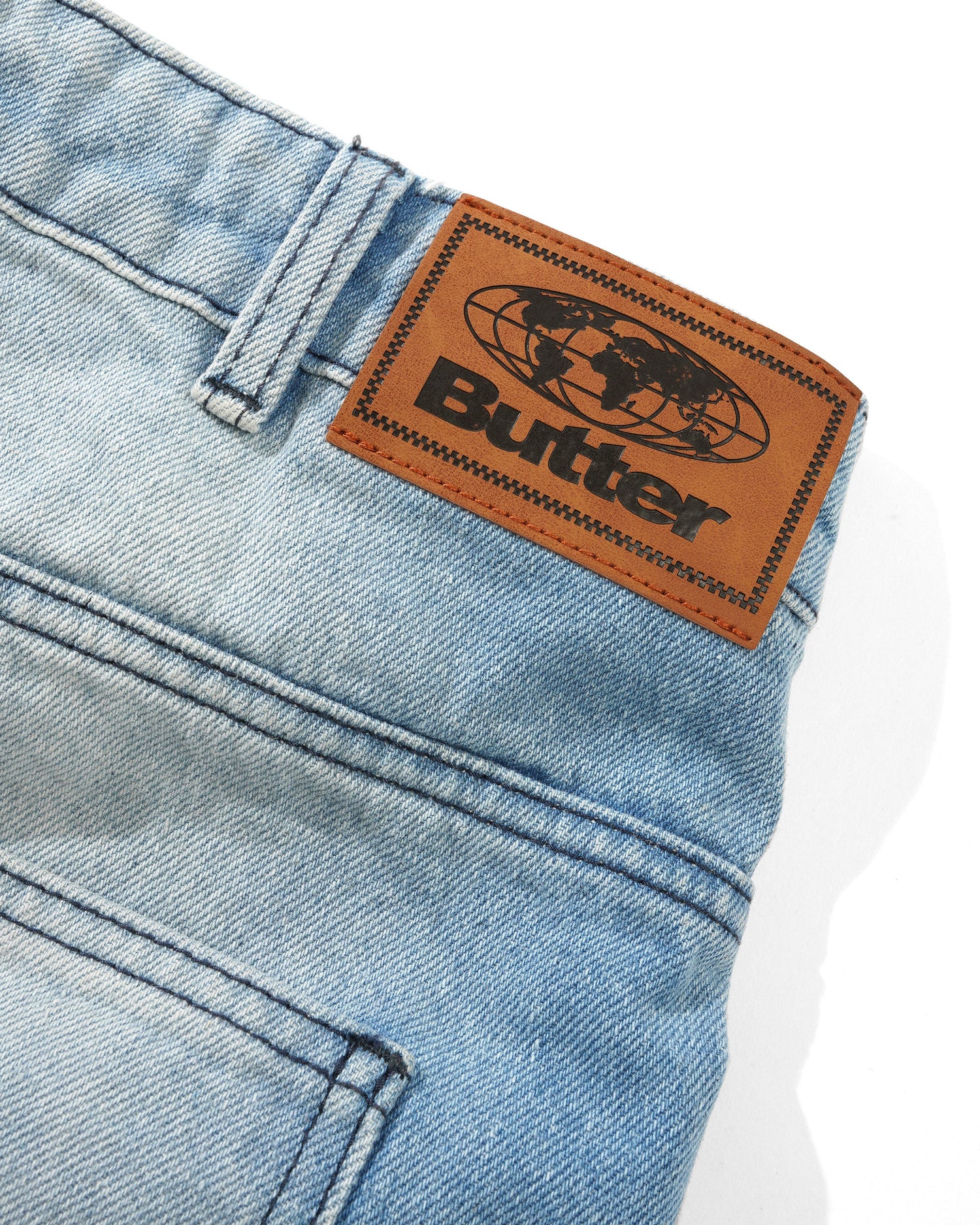 Scribble Denim Jeans, Faded Light Blue