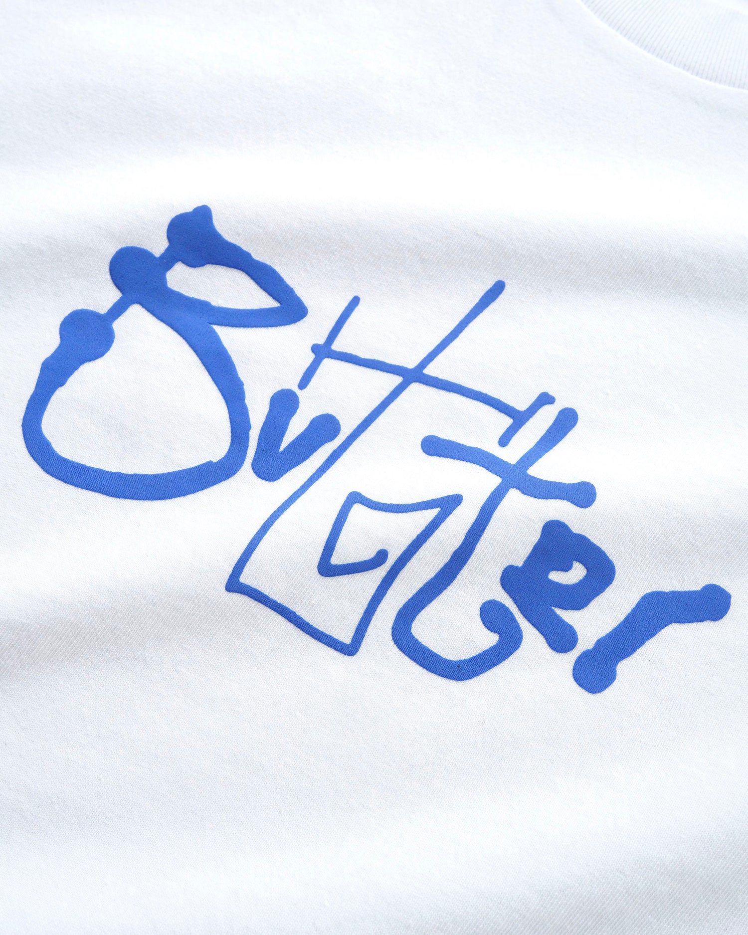 Scribble Tee, White