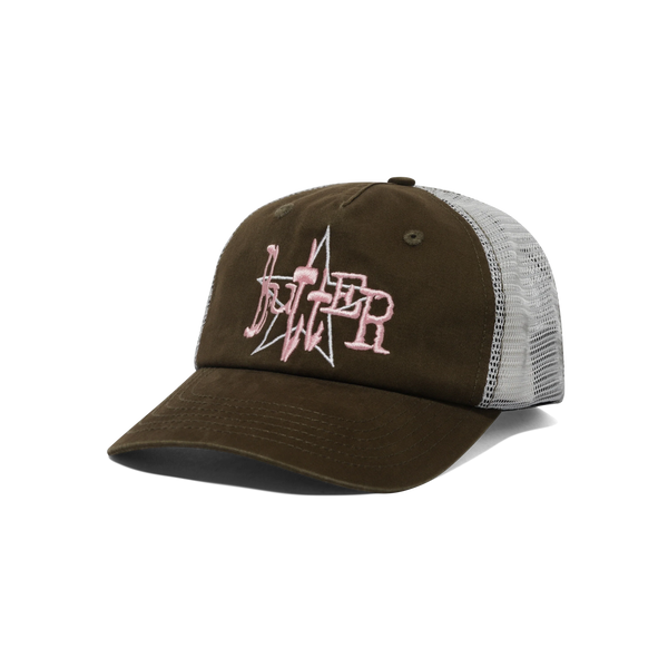 Butter Goods Sigil Trucker Cap, Washed Brown