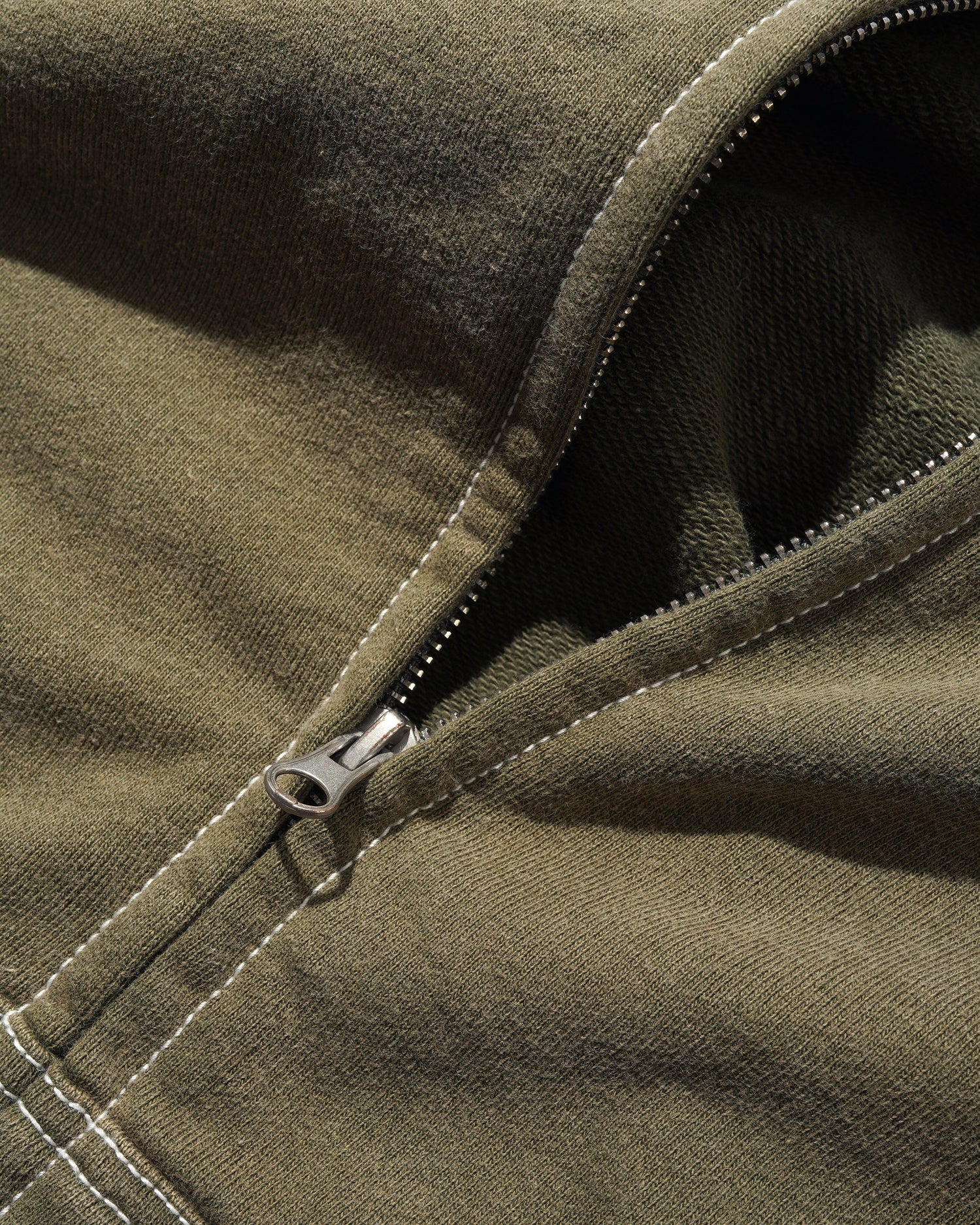 Sketch Zip-Thru Hood, Army