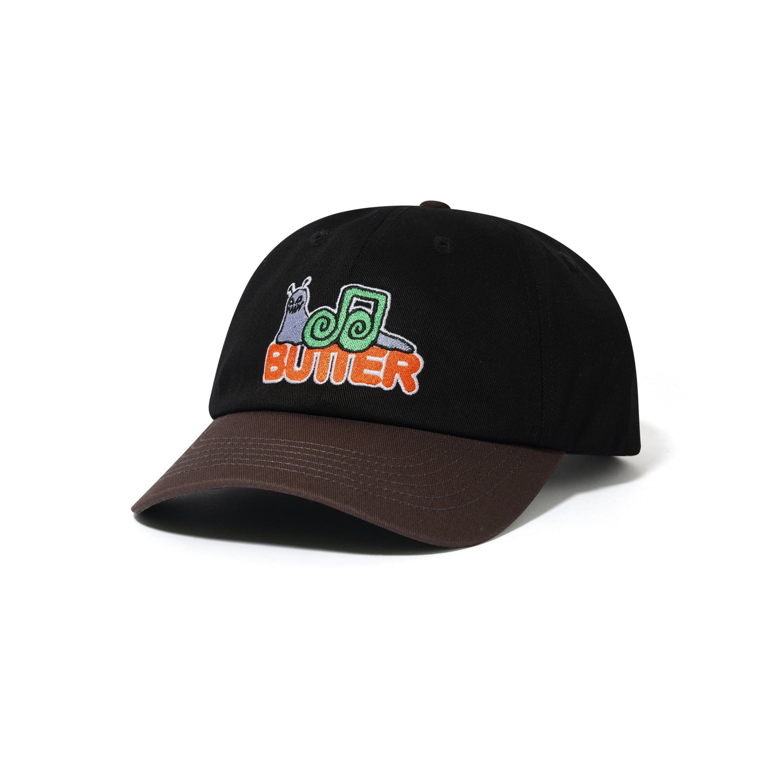 Snail 6 Panel Cap, Black / Dusk