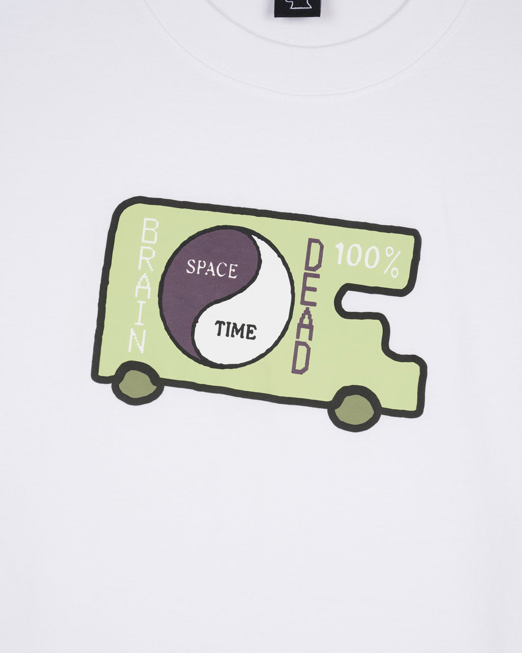 Space/Time Tee, White