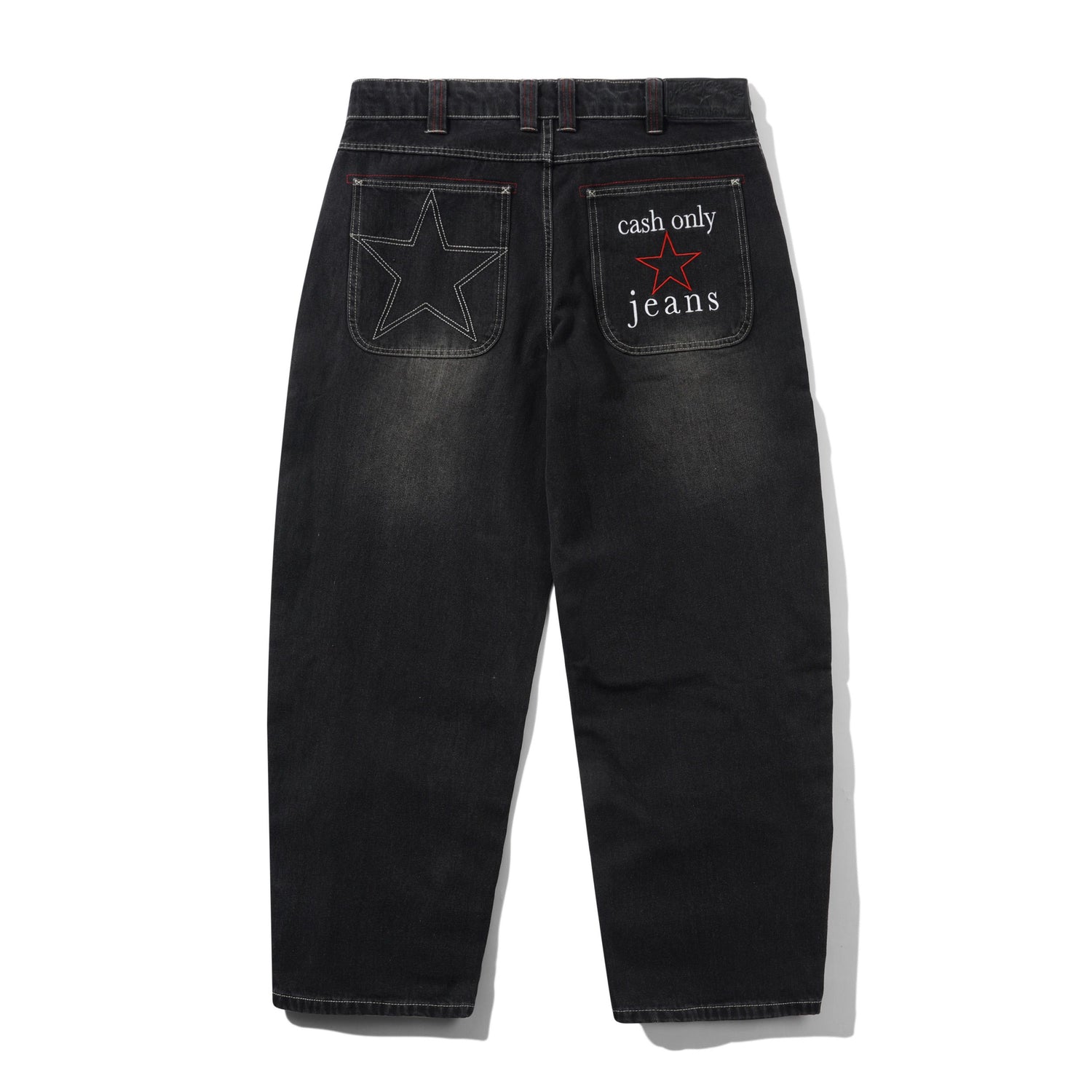 Stars Denim Jeans, Washed Black