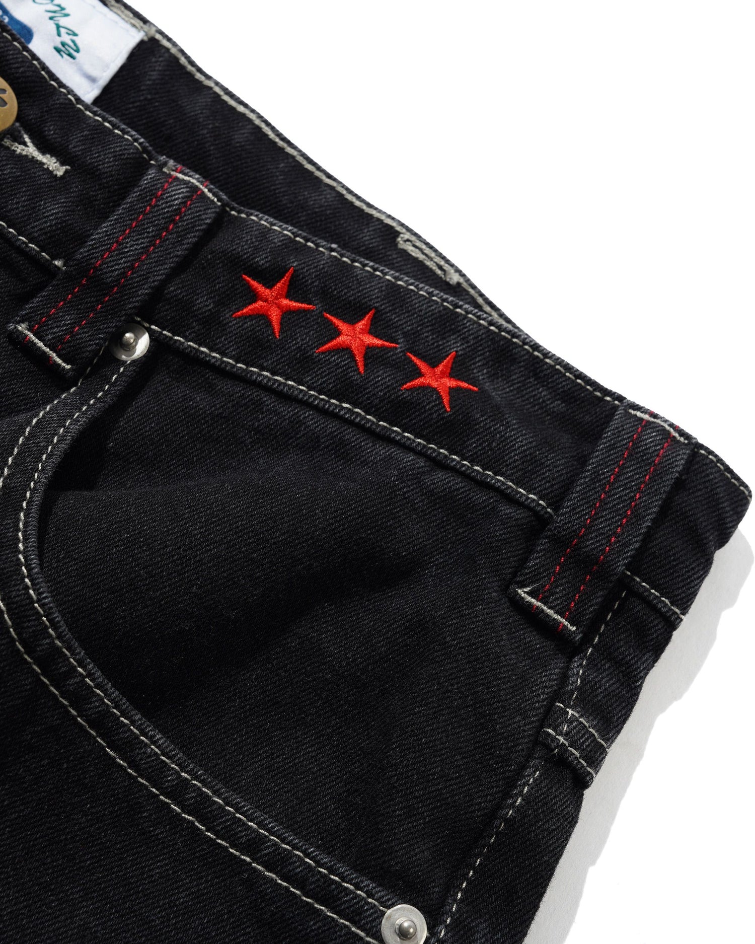 Stars Denim Jeans, Washed Black