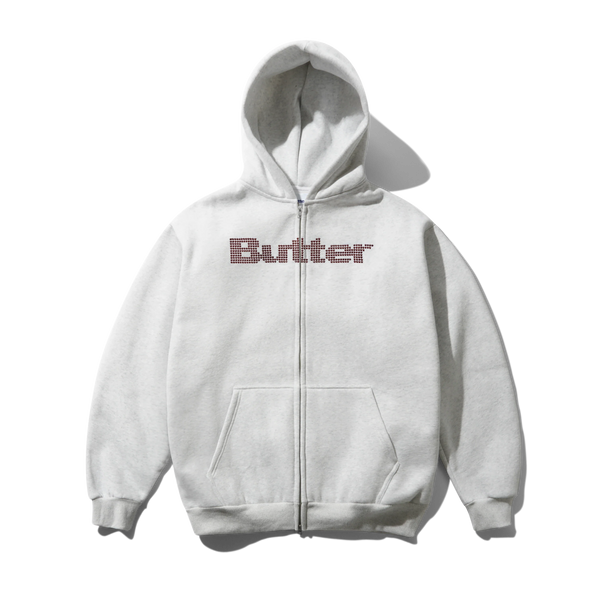 Butter Goods Stars Zip-Thru Hood, Ash