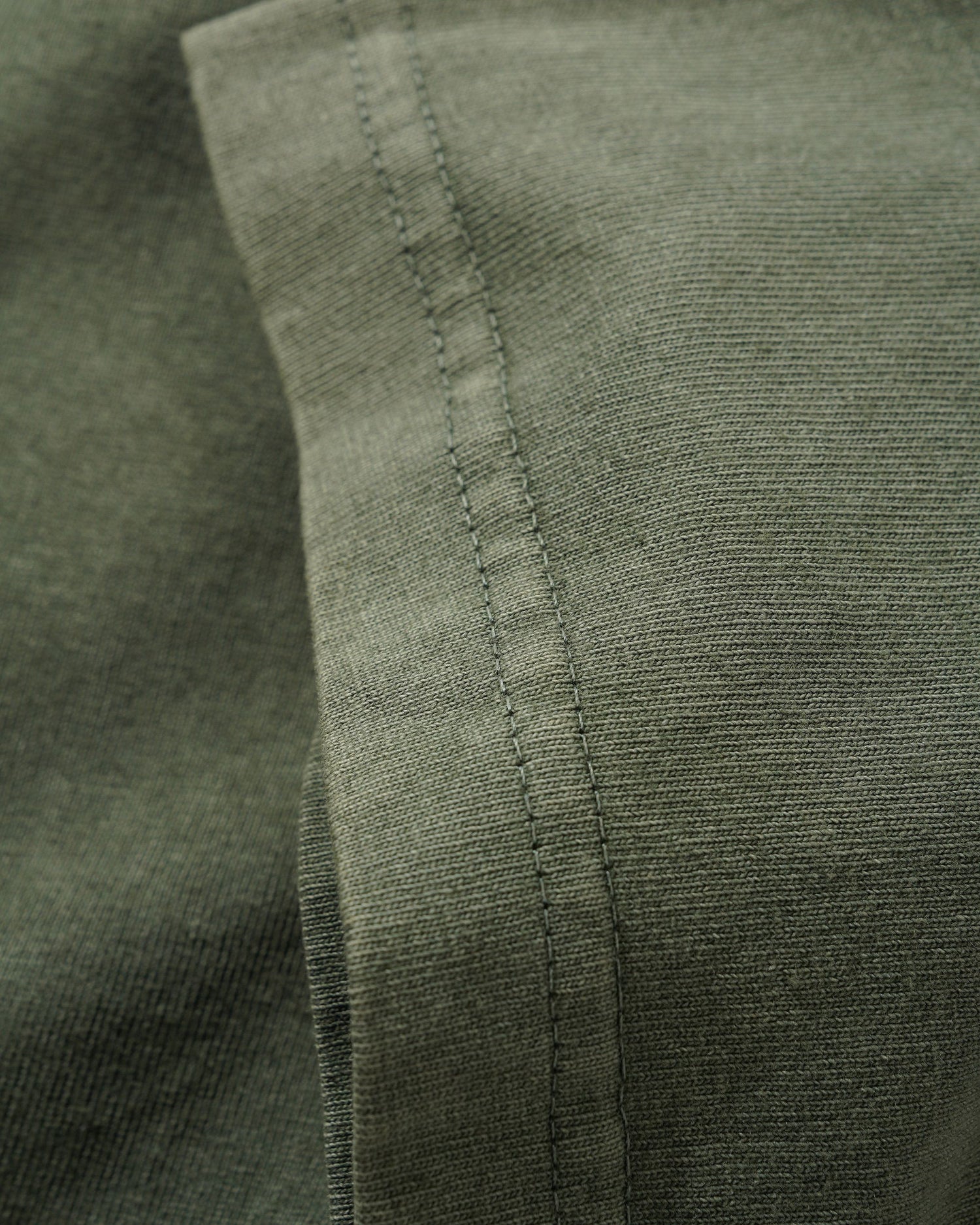 Stencil Pigment Dye Tee, Washed Army