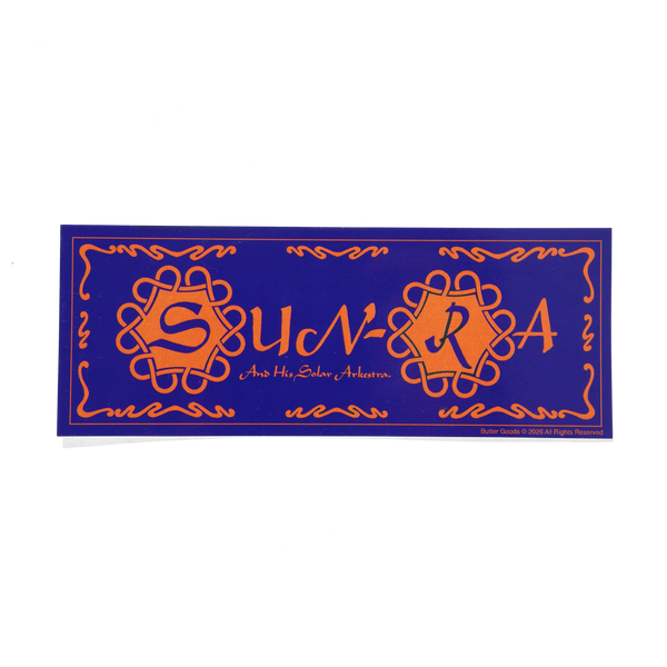 Butter Goods Sun Ra Bumper Sticker, Multi