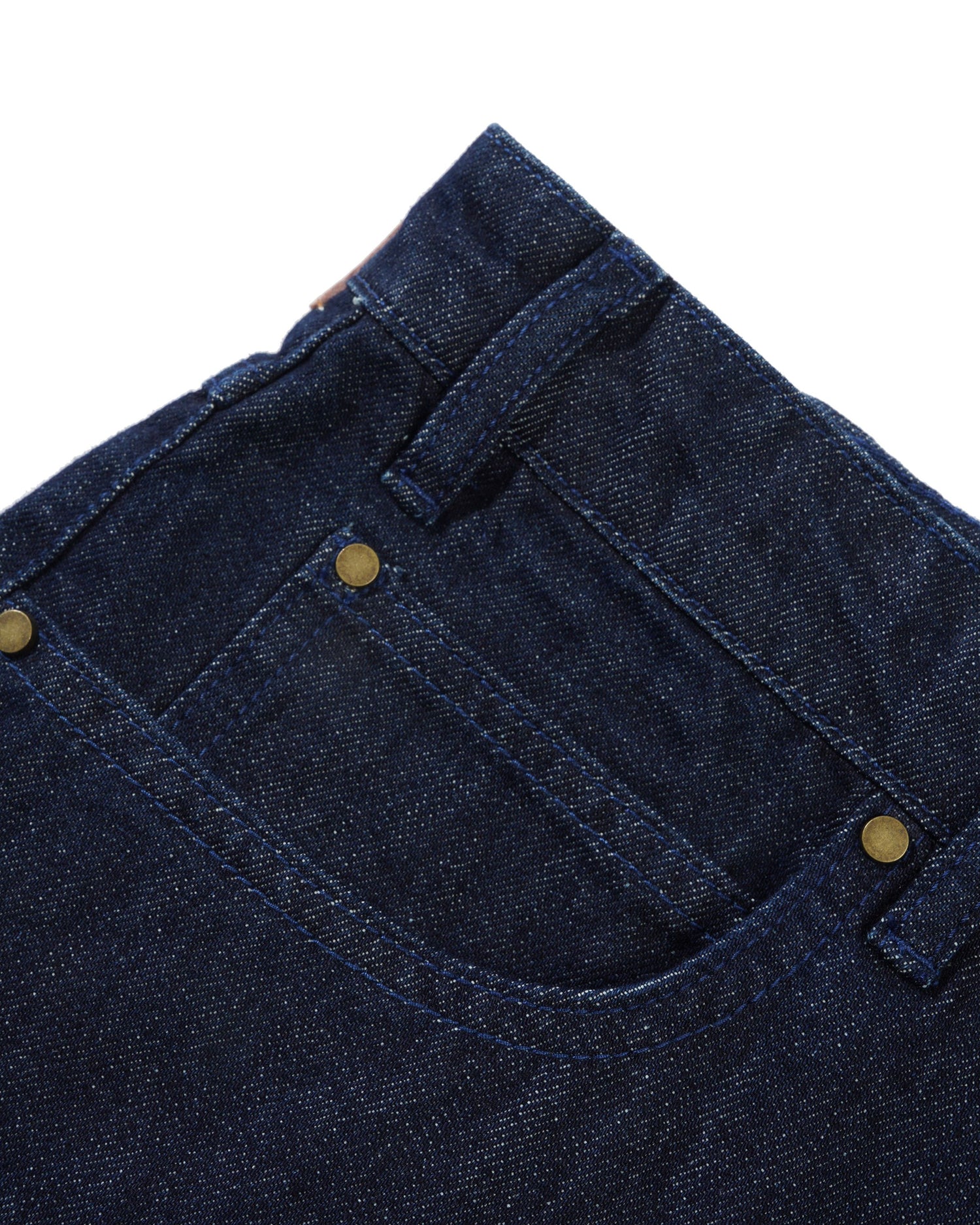 Straight Leg Denim Jeans, Dark Indigo