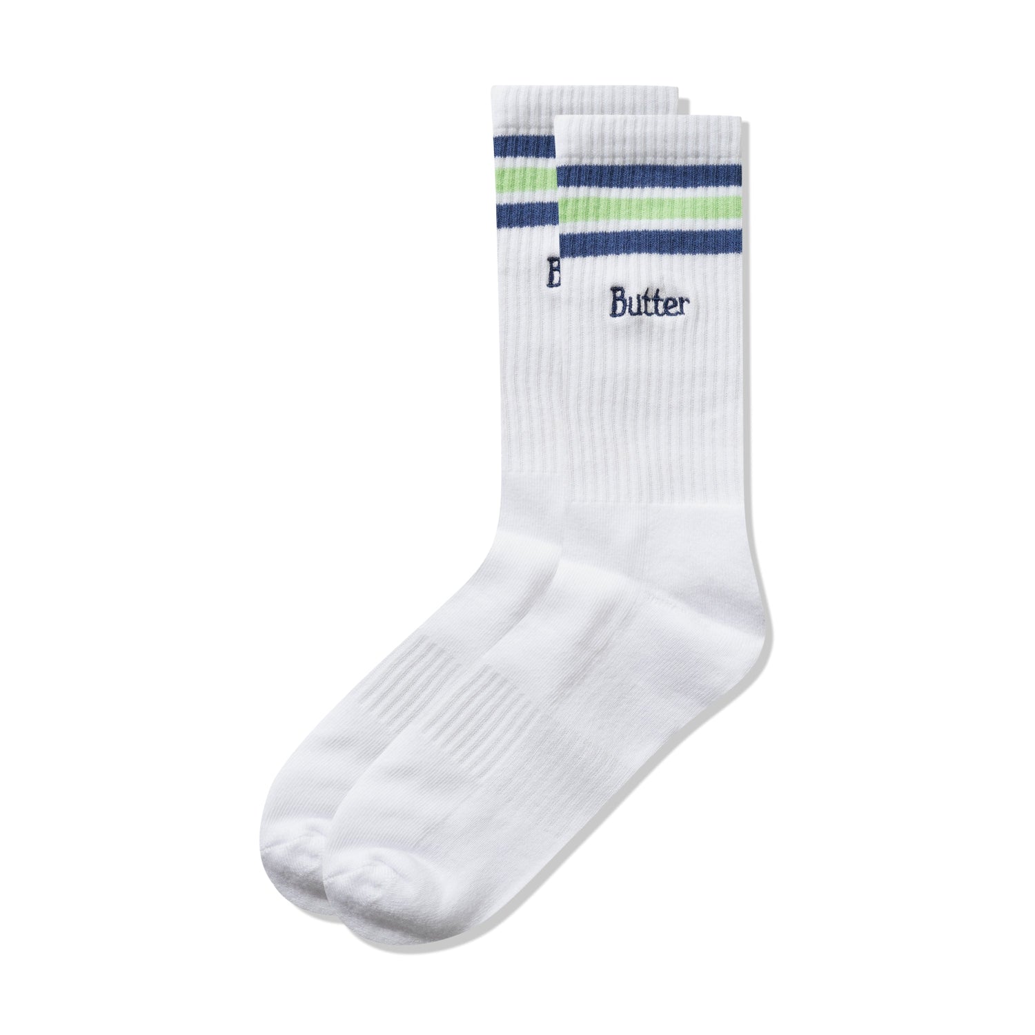 Stripe Socks, White