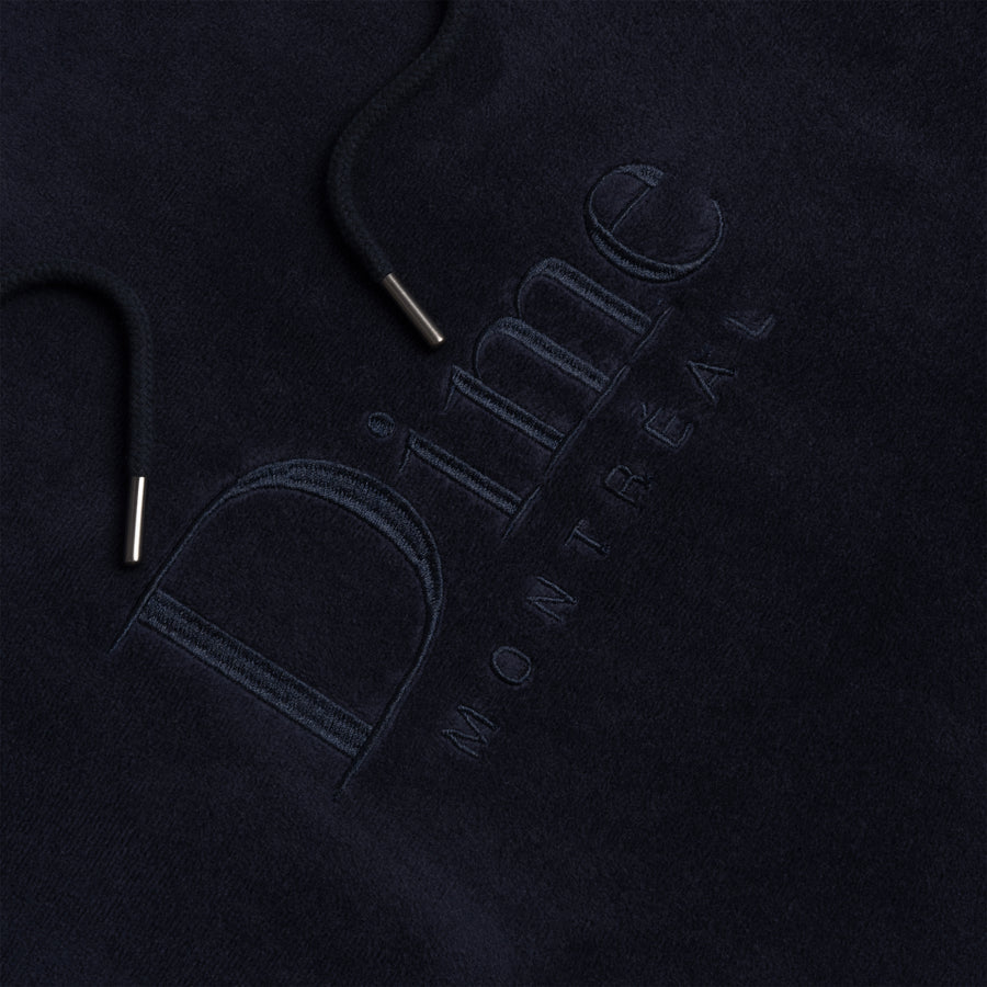 Classic Velour Pullover, Navy