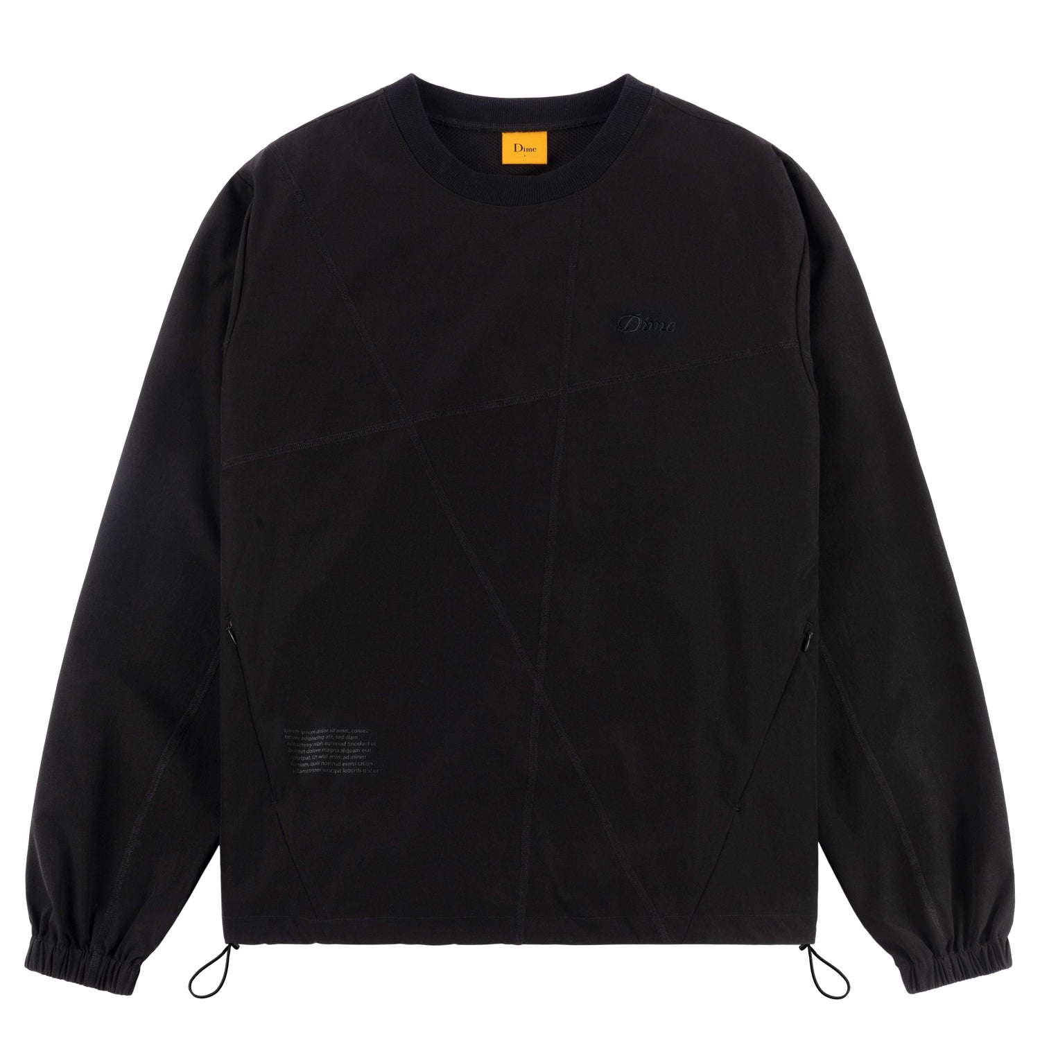 Tech Crewneck, Black