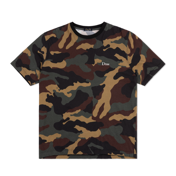 Dime Classic Logo Tee, Dark Camo