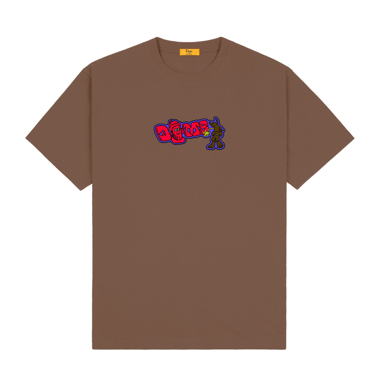 Walk Tee, Dark Brown