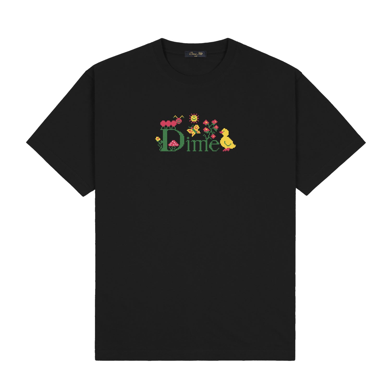 Classic Cross Stitch Tee, Black