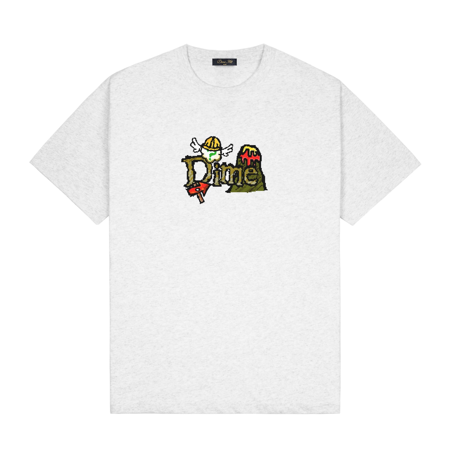 Classic Fuzzy Tee, Ash