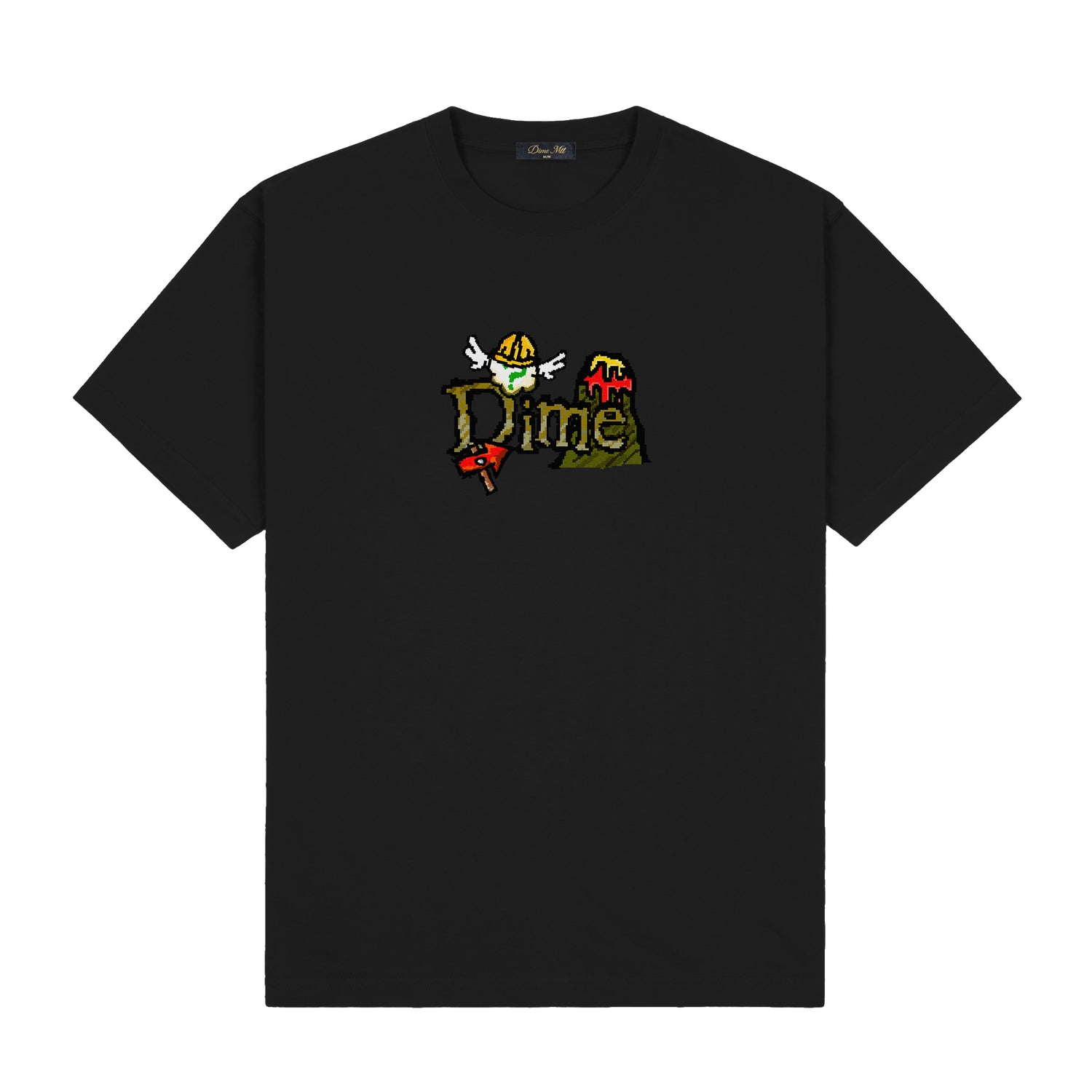 Classic Fuzzy Tee, Black