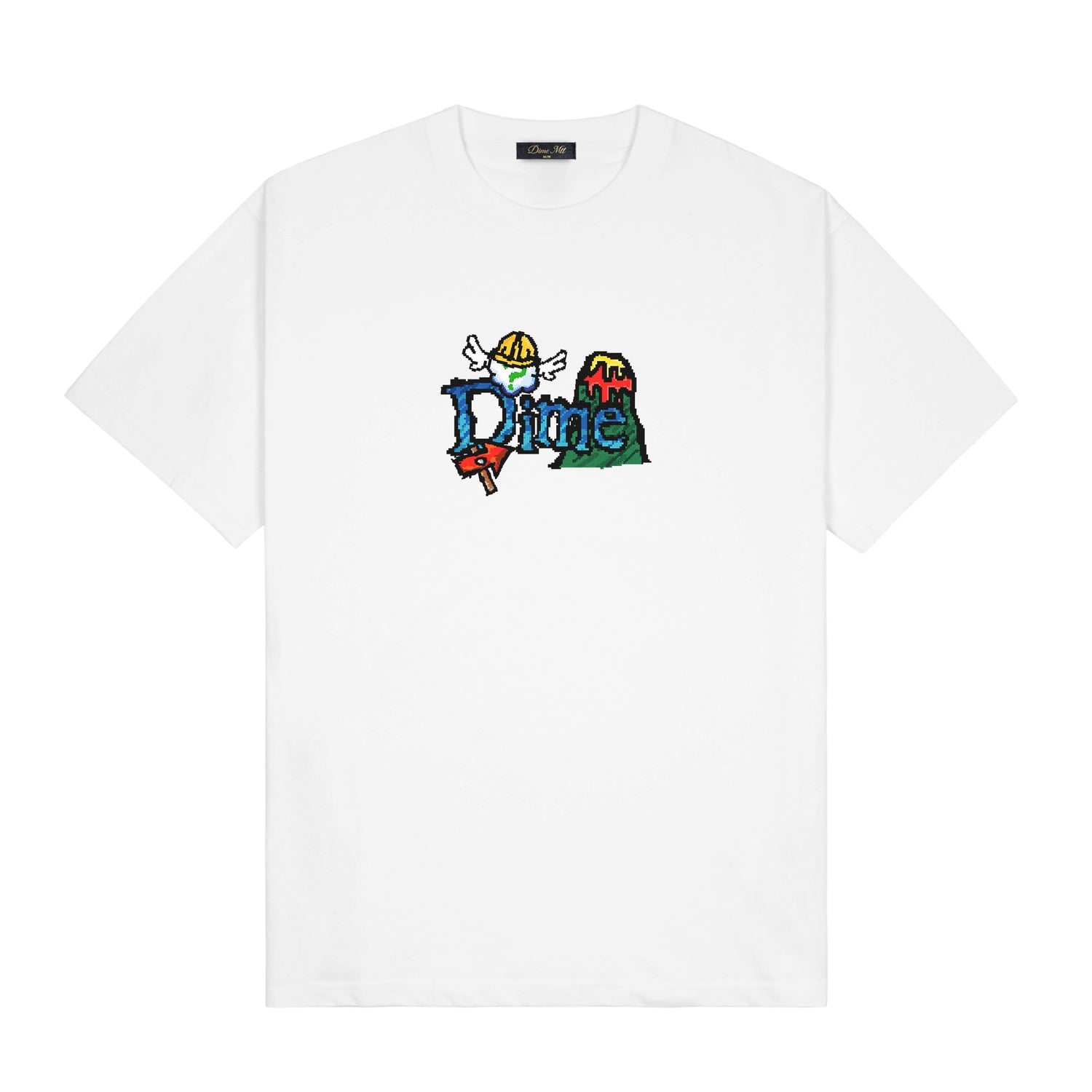Classic Fuzzy Tee, White