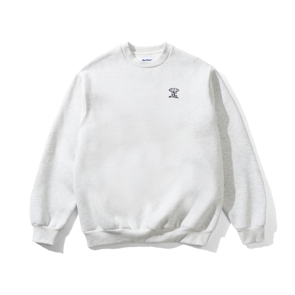 Butter Goods Terrain Basic Crewneck, Ash