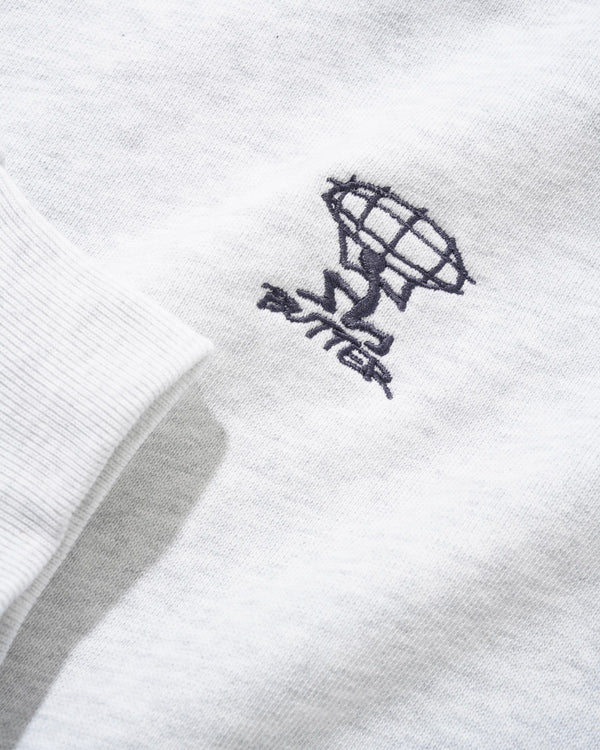 Butter Goods Terrain Basic Crewneck, Ash